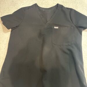 Figs Women's Black  Catarina scrub top M
